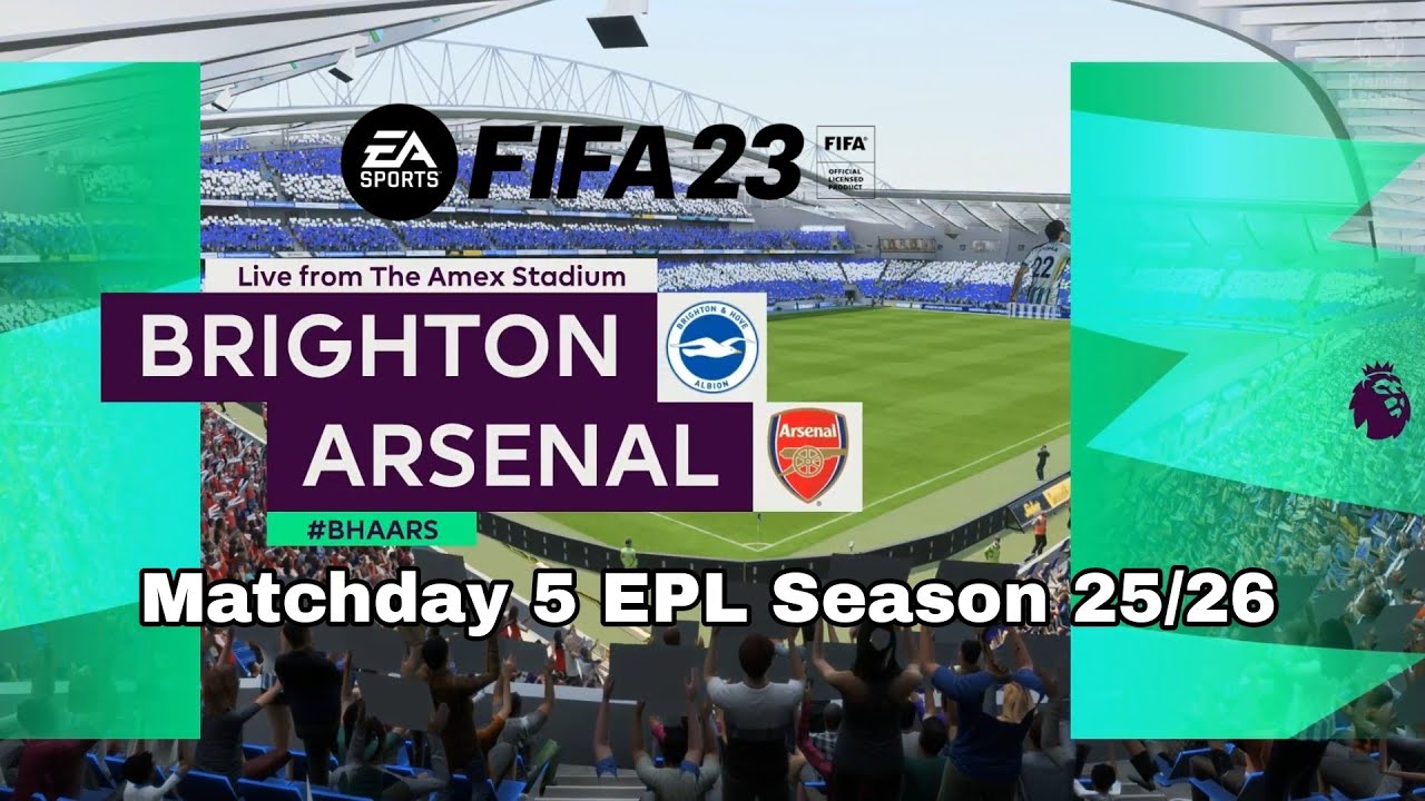 Fifa 23 | Matchday 5 EPL season 2025/26