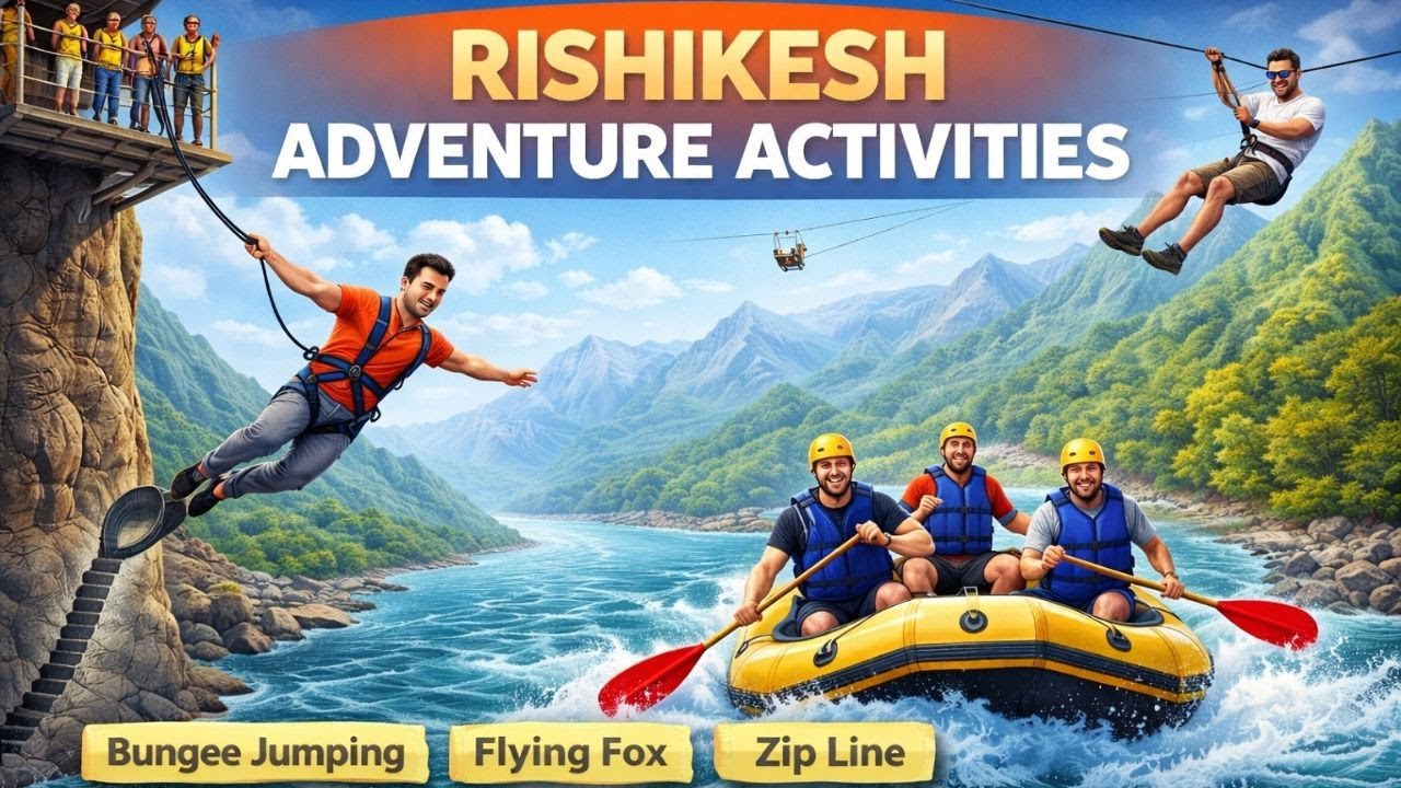 Top 10 paid adventure sports to do in Rishikesh | Complete information Tickets, timings & guidelines