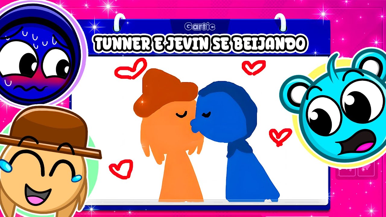 DESENHAMOS os Sprunki SE BEIJANDO no Gartic Phone!