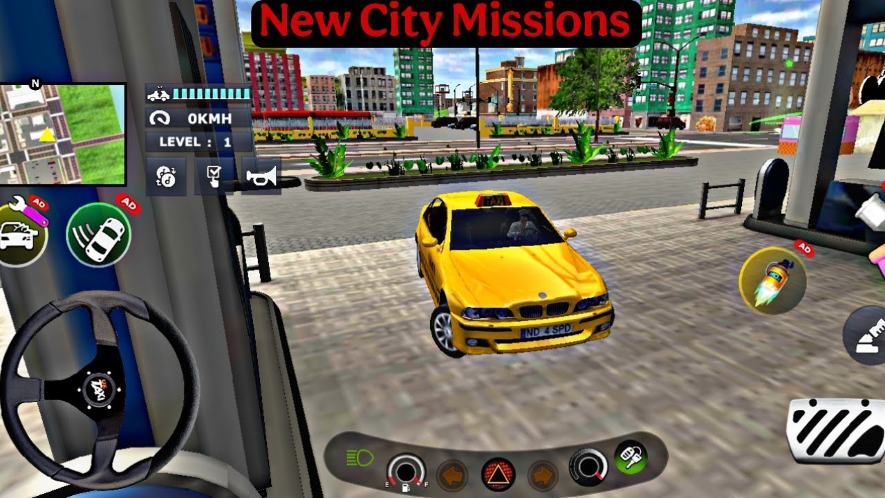 Uk taxi driving simulator 3D city traffic road mastering driving experience android gameplay