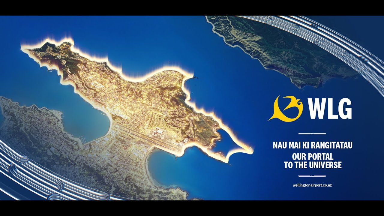 Nau mai ki Rangitatau - Our portal to the universe. Wellington Airport launches new brand.
