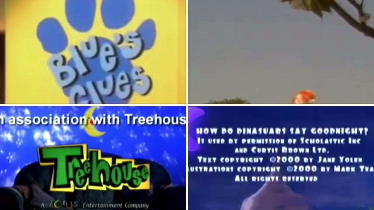 Barney, The Big Comfy Couch, Blue’s Clues, Blue’s Room, Sesame Street Credits Remix