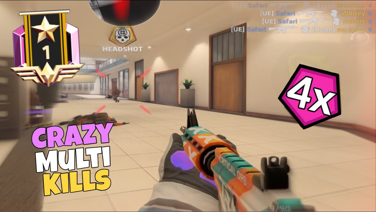 Critical Ops but I GET ONE MULTI KILL AFTER THE OTHER