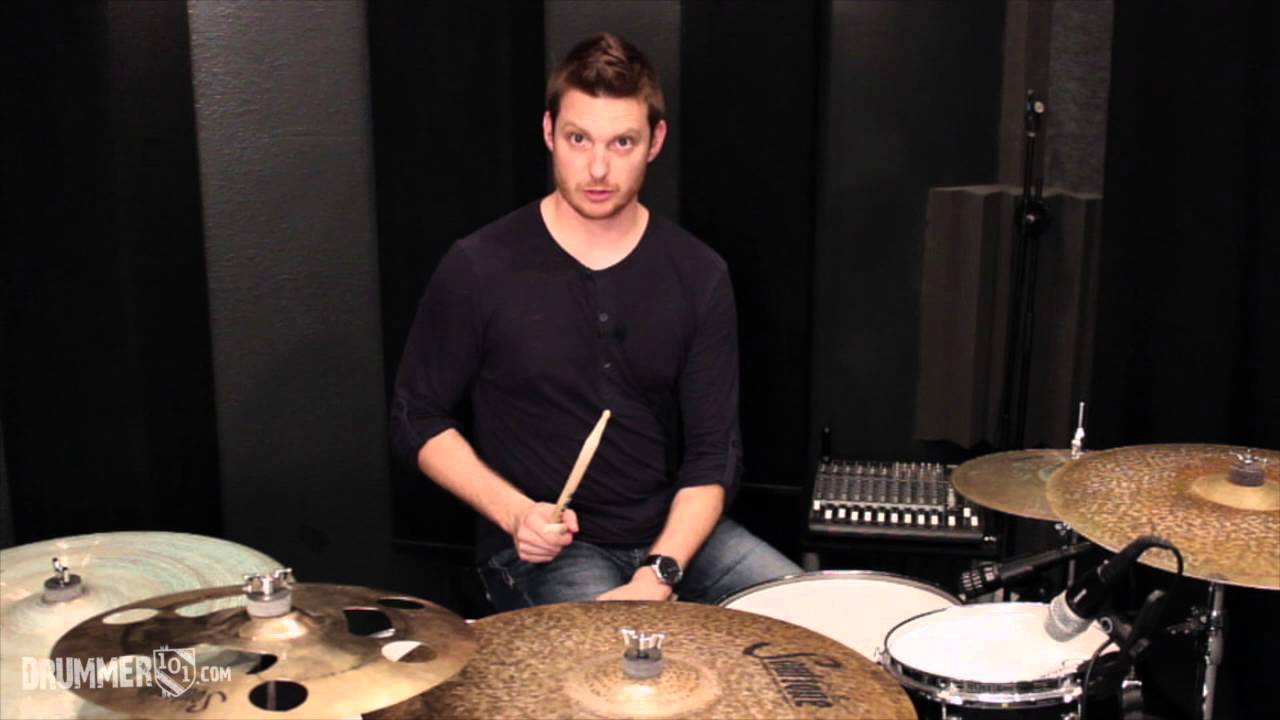 Drummer101.com: Easy Drum Lesson - Paradiddle Diddle Shuffle pt.1