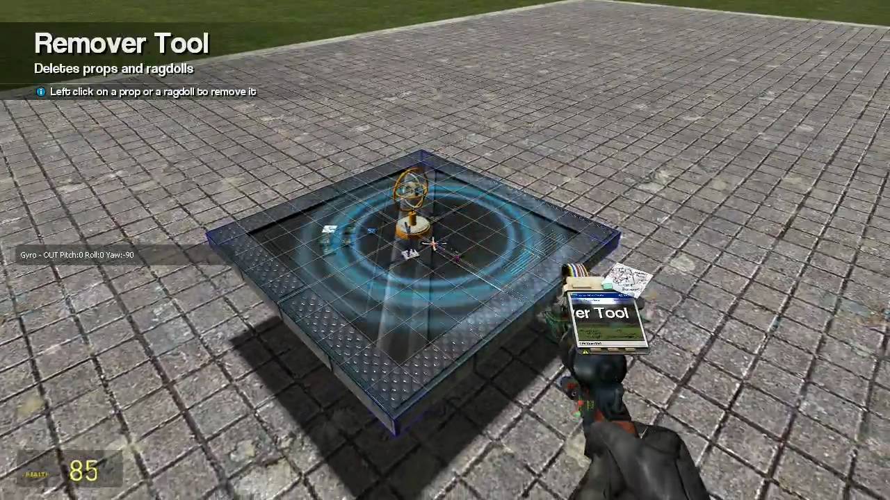 Gmod Tutorial 6, Part 2/3, Hovering Auto Balancing Plate, Expression 1 Tutorial