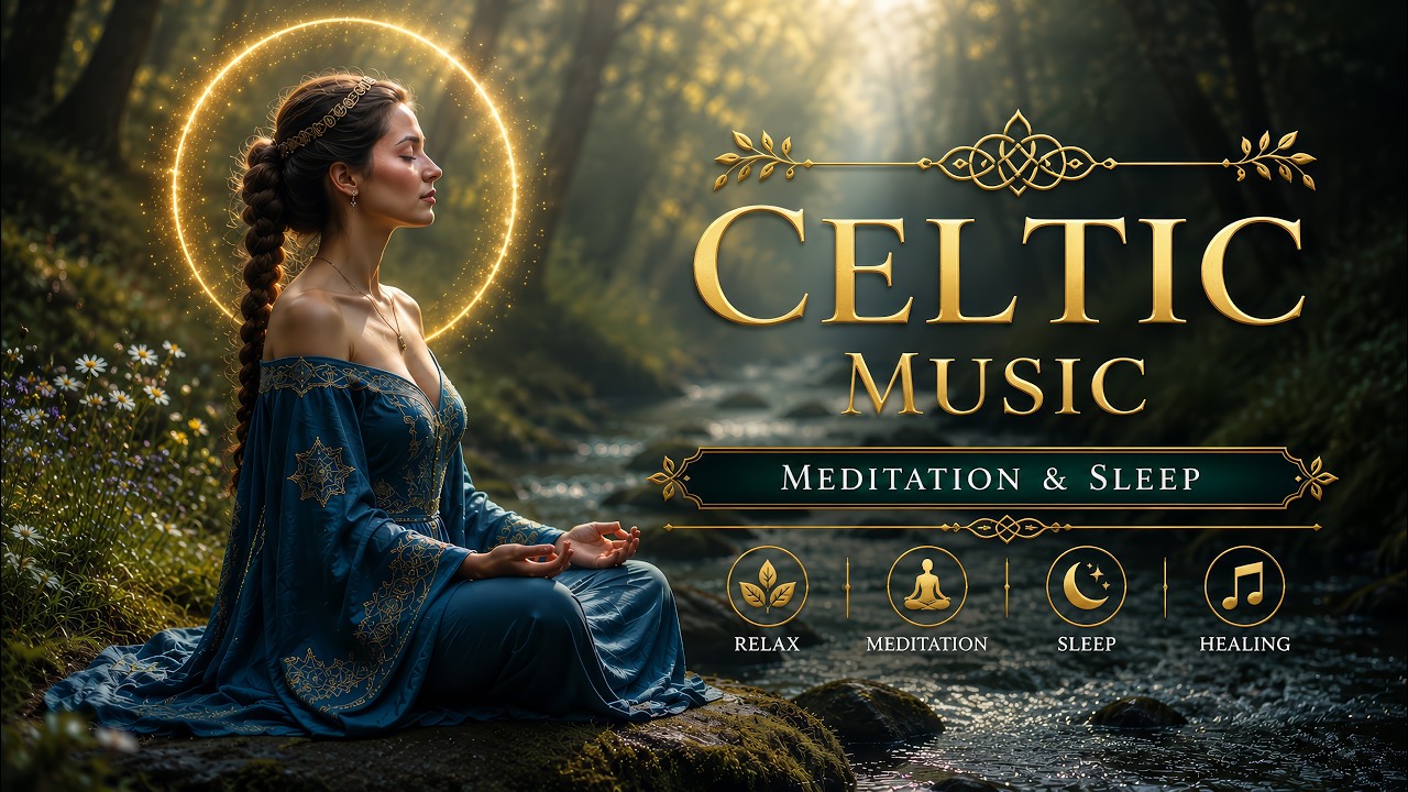 RESTORE Inner Peace with Celtic Music 432Hz | Harp, Flute and Sleep Melodies
