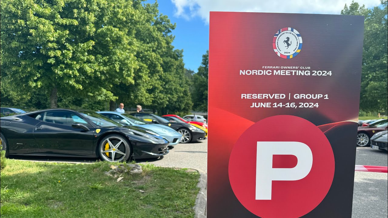 Ferrari owner's Club Nordic meeting @ Turku and Naantali
