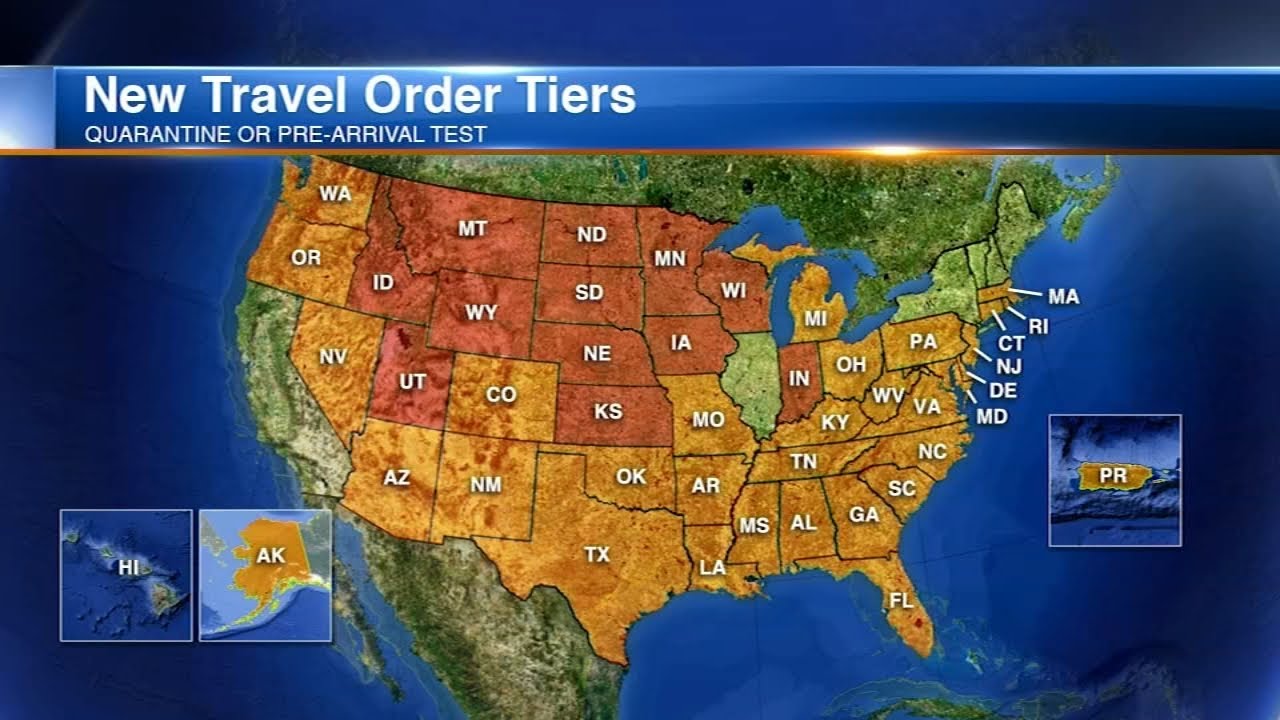 Chicago COVID-19 travel quarantine order update