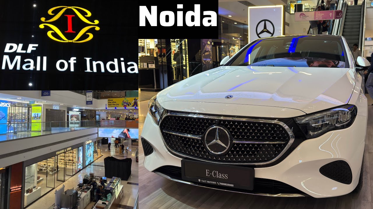 DLF Mall of India, Noida💸| I Found a ₹90 Lakh Mercedes Inside! 😱