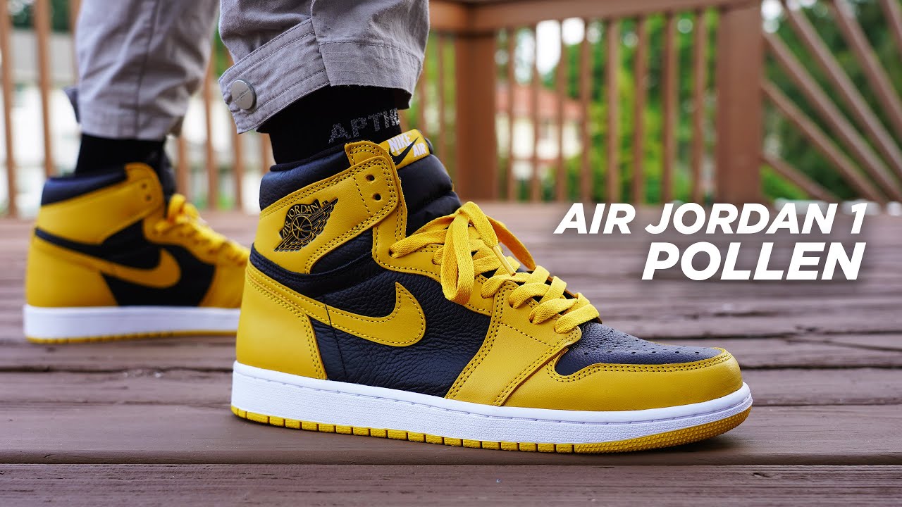 Обзор Air Jordan 1 POLLEN и пешие прогулки