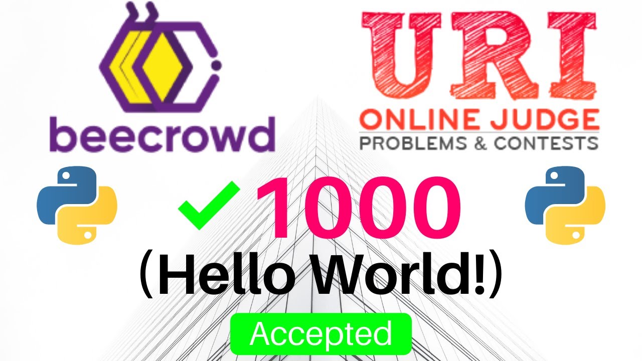 Beecrowd 1000 (Hello World!) Problem Solution in Python | URI Online Judge
