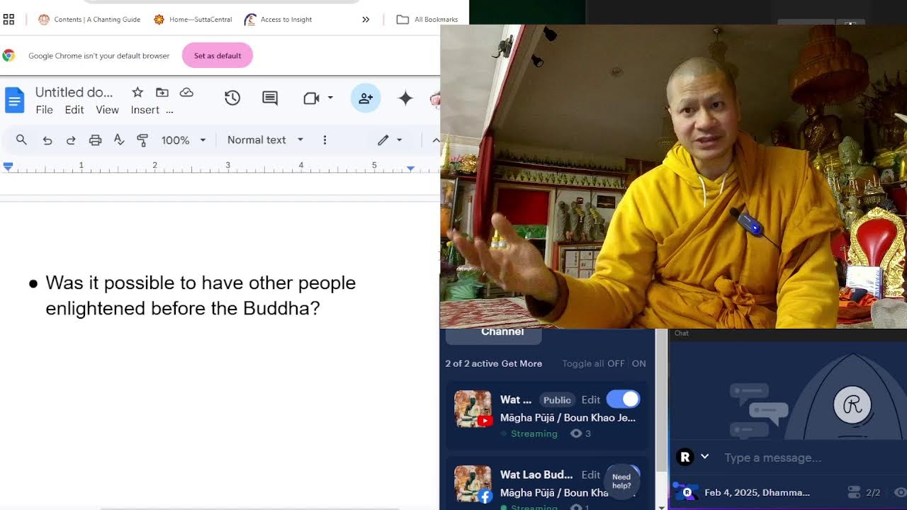 Māgha Pūjā / Boun Khao Jee, Q&A, Feb 12, 2025