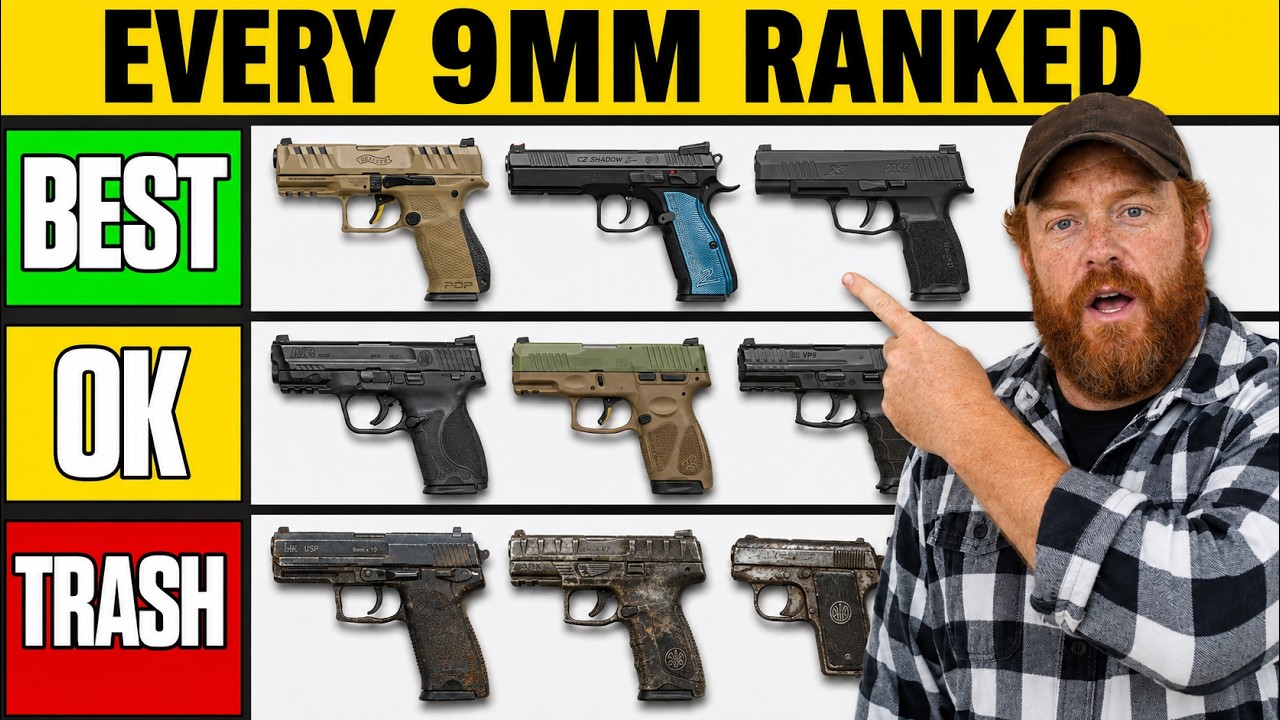 Every 9mm Pistol Ranked BEST To WORST In Build Quality!