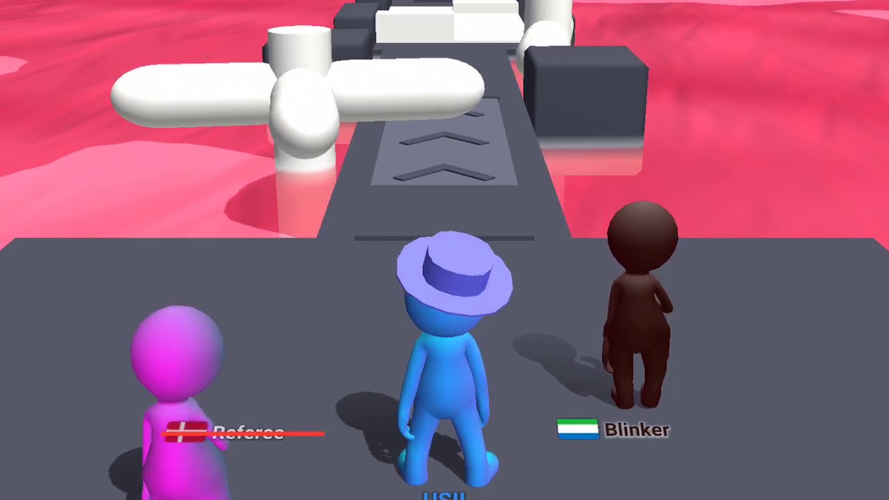 Funny human runner 3D