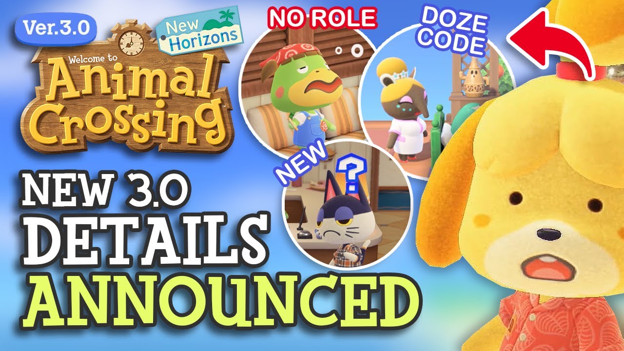 NEW 3.0 Update DETAILS Just Revealed (Press Event) - ACNH 3.0 Update