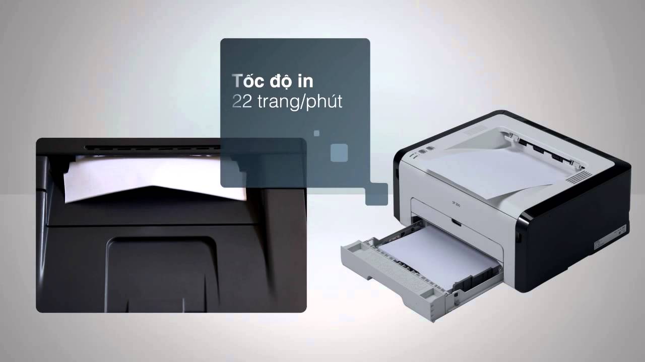 Giới thiệu d&ograve;ng m&aacute;y in Ricoh Sp200 Series