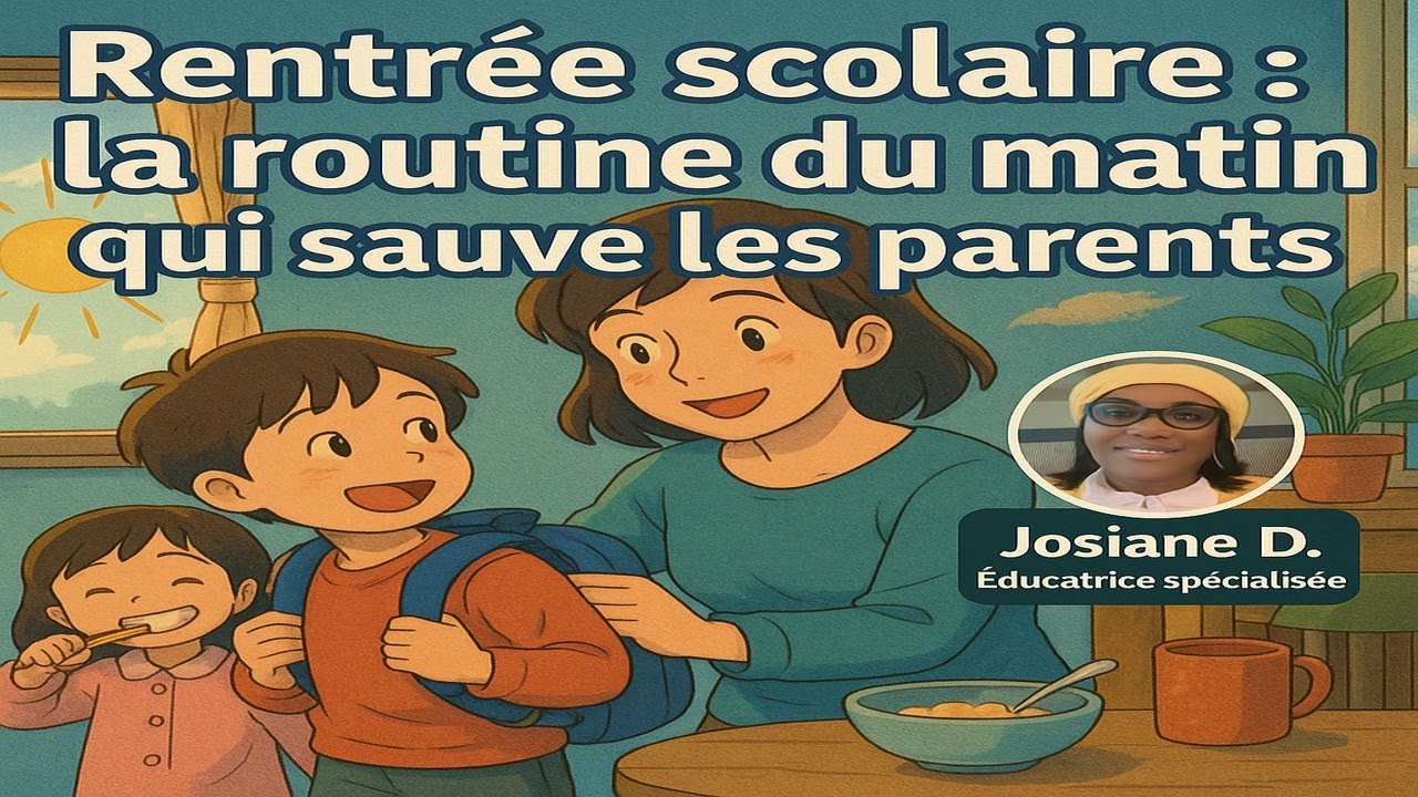 Rentrée scolaire  la routine du matin qui sauve les parents.