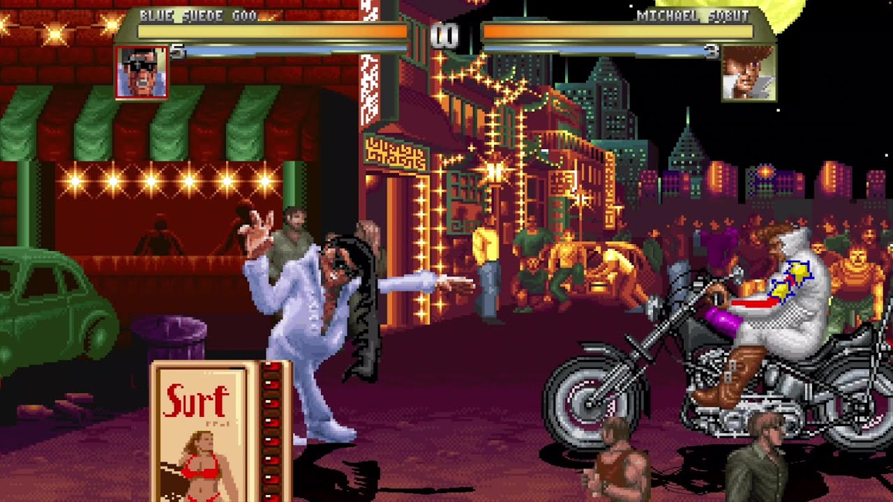 BLUE SUEDE GOO VS MICHAEL SOBUT (KINGS OF ROCK AND ROLL)