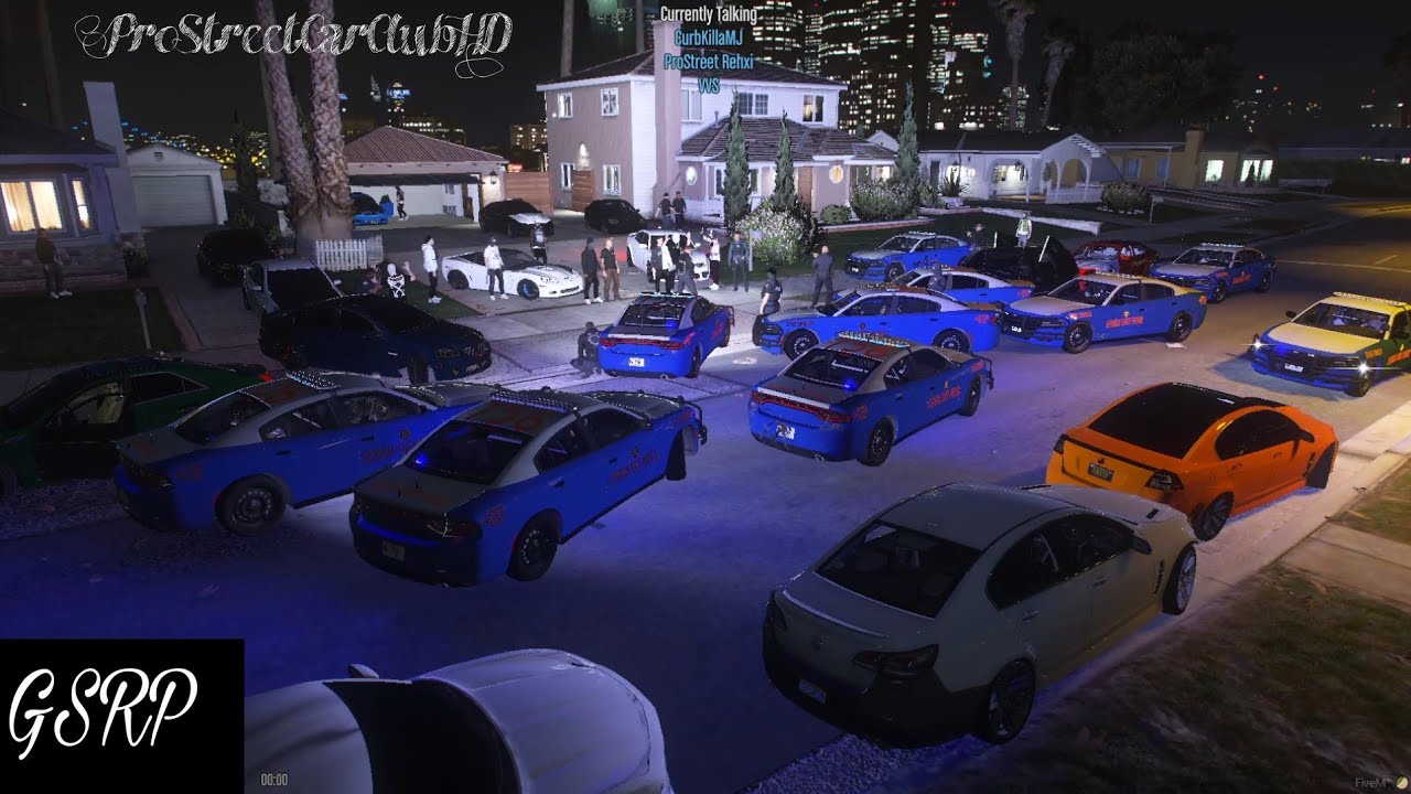 (PC) GTA FiveM: 12 Georgia State Troopers SHUT DOWN BLOCK PARTY!! Police Vs Civs (Police Was OP)
