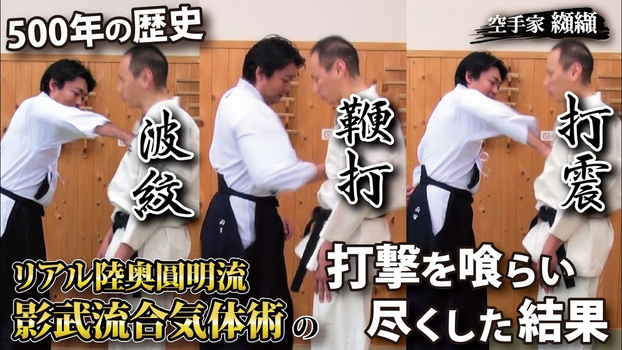 影武流合気体術の打撃を喰らい尽くす!!リアル陸奥圓明流【雨宮宏樹先生】