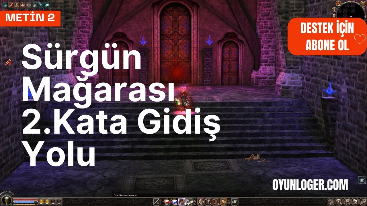 Metin2 S&uuml;rg&uuml;n Mağarası 2.Kata Gidiş Yolu | En Hızlı Gidiş