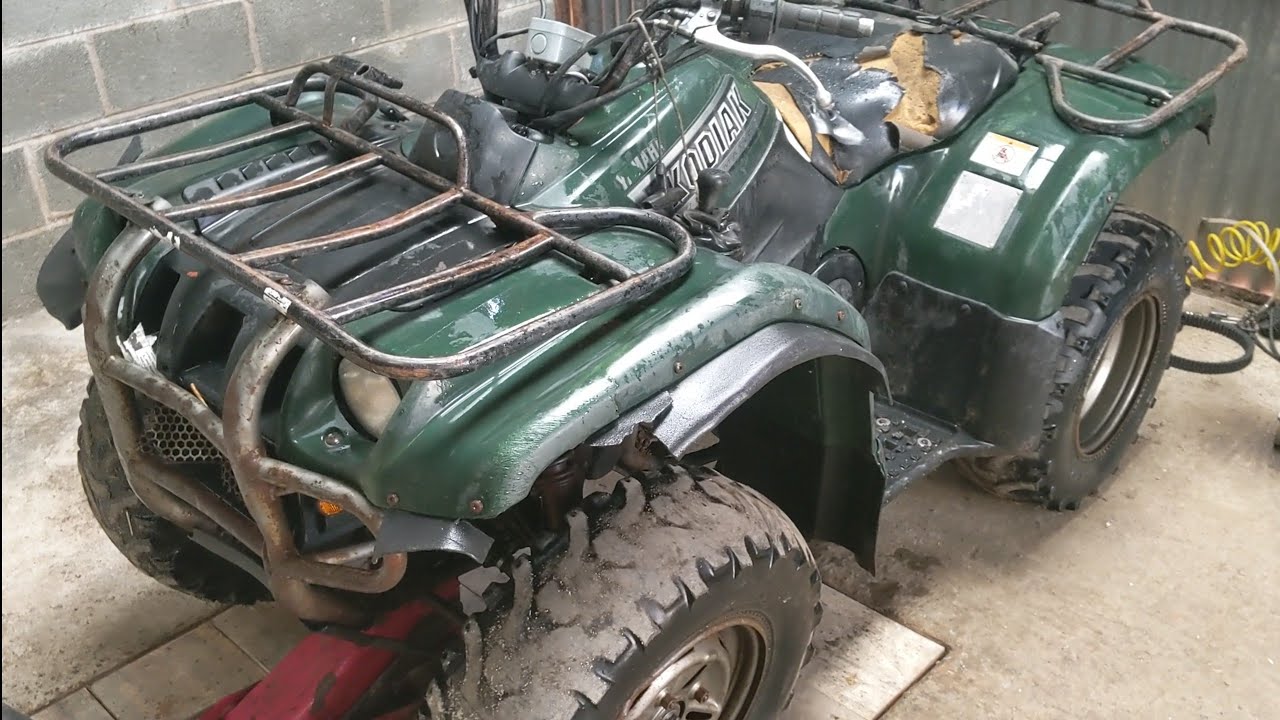 Neglected Yamaha Kodiak 400 Quad (part 1)