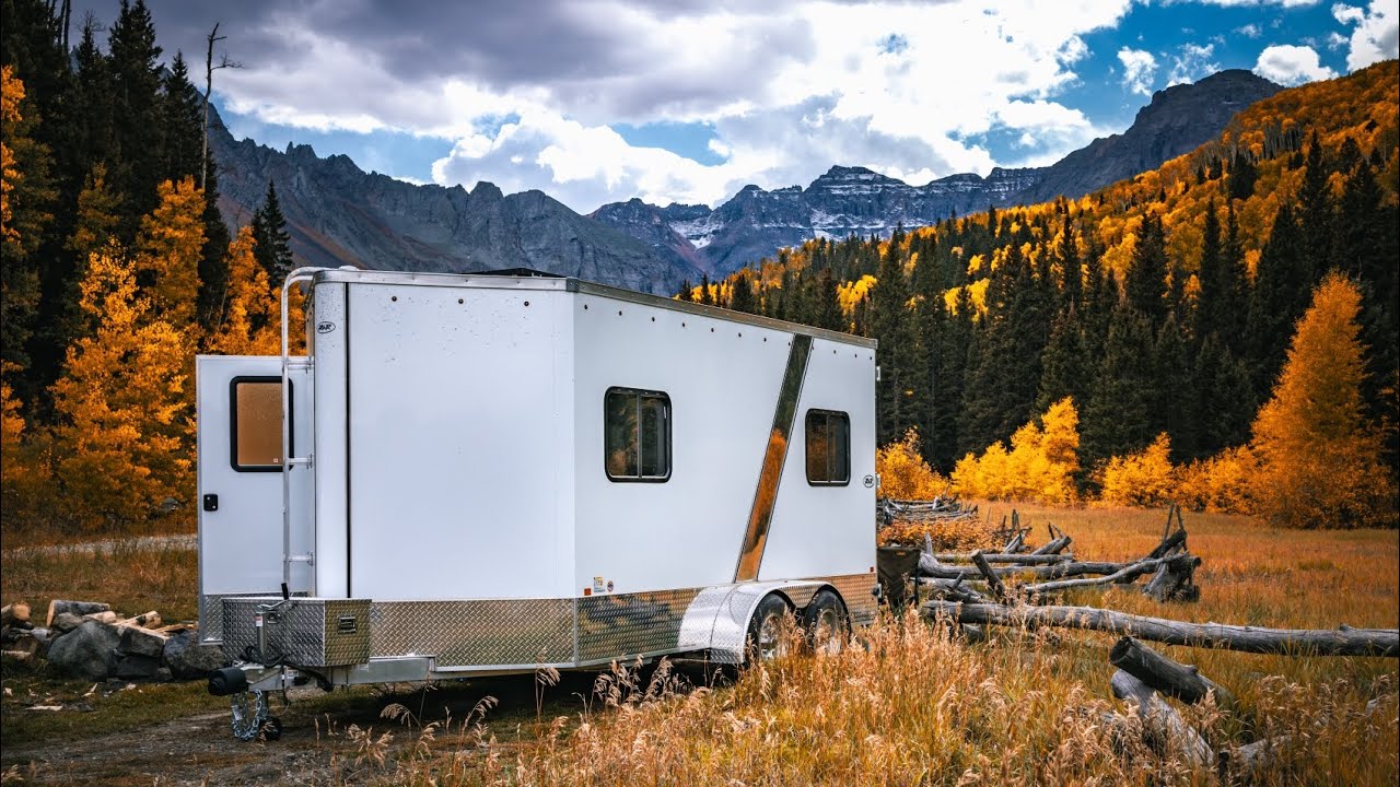 A look into my Cargo trailer conversion offgrid camper build. 
