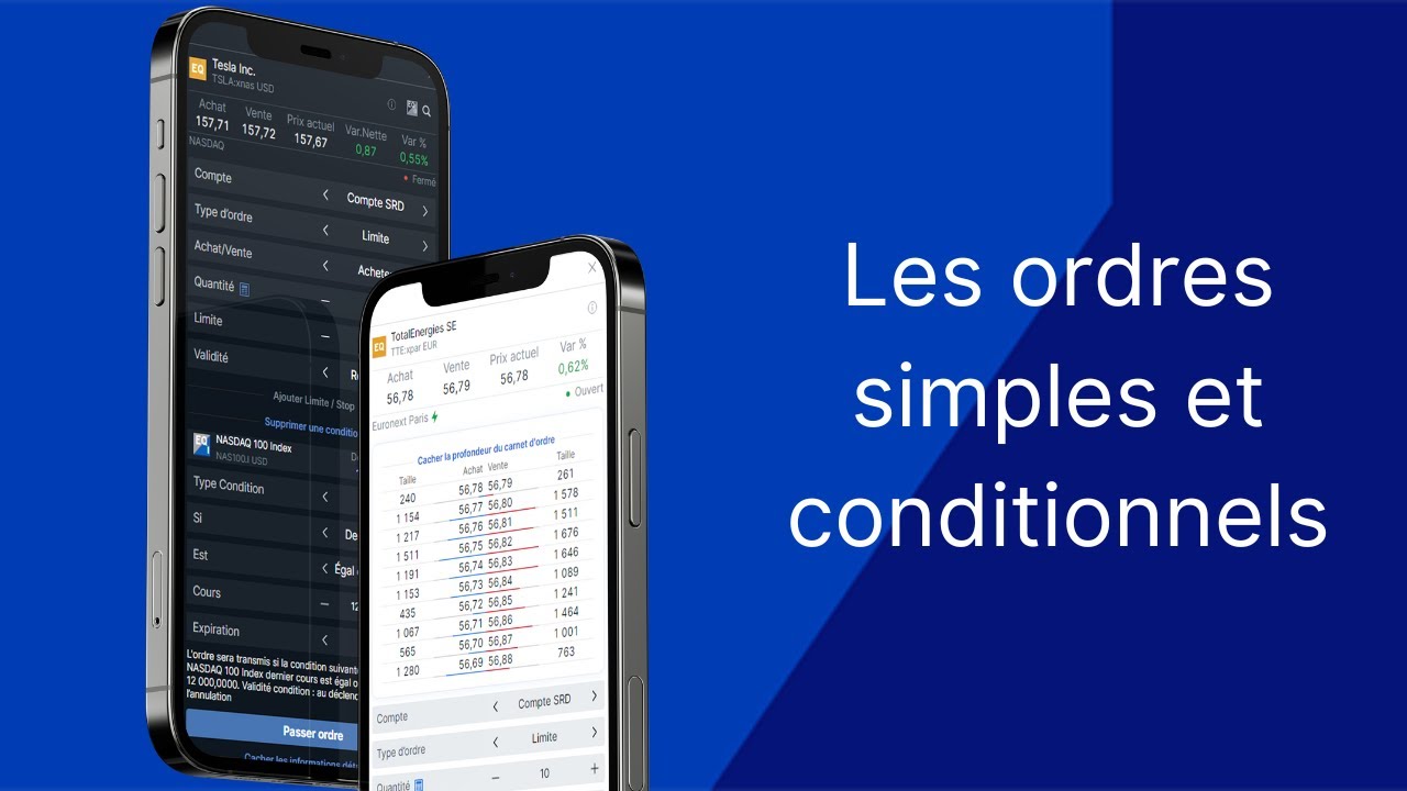 Les ordres simples et conditionnels