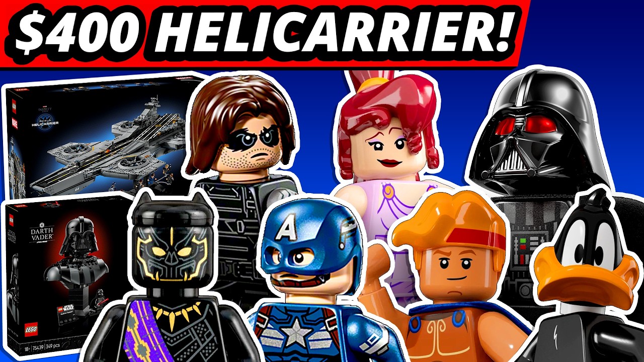 НОВОСТИ LEGO! Авианосец Marvel за 400 долларов! Бюсты по мотивам &laquo;Звездных войн&raquo; &mdash; провал?! Экскл...