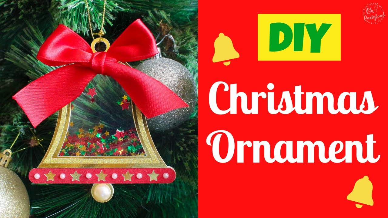 Shaker Christmas Ornament | Free SVG file for Cricut | Ohpartyland! 🎊|