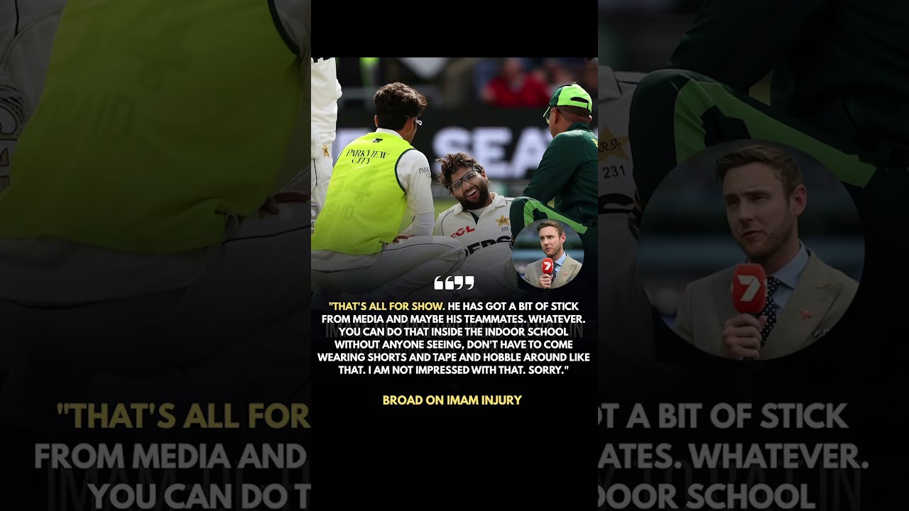 Stuart Broad has made a big Statement against PAK batter Imam-Ul-Haq 👀😳#engvspak#2ndtestmatch