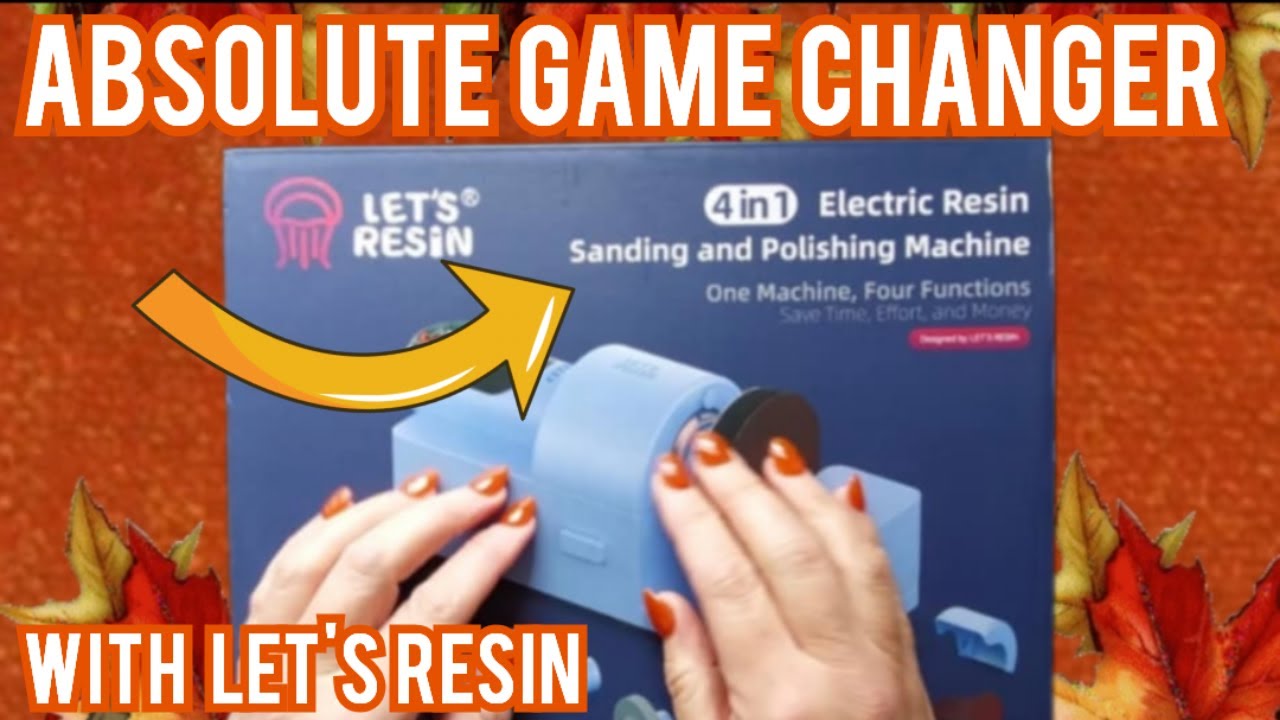 Resin Artists - you NEED THIS ! trying out the Let's Resin Sanding machine