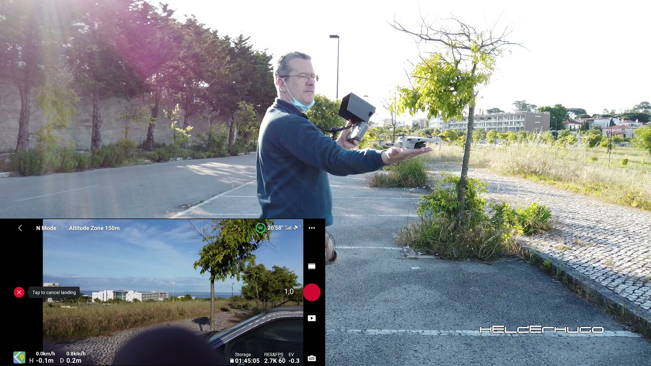 Dji Mini 2 КАК СНИМИТЬ С РУКИ И ПОСАДИТЬ НА РУКУ