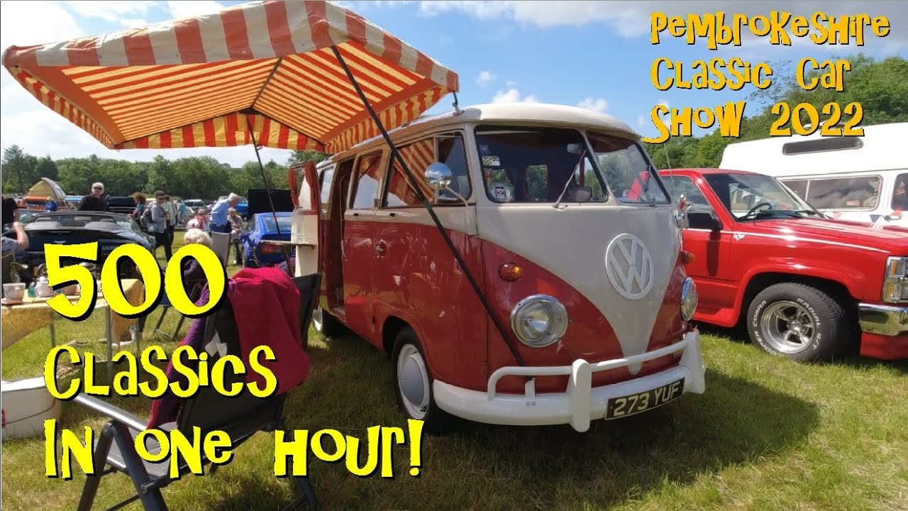 500 classics in one hour! Pembrokeshire Classic Car Show