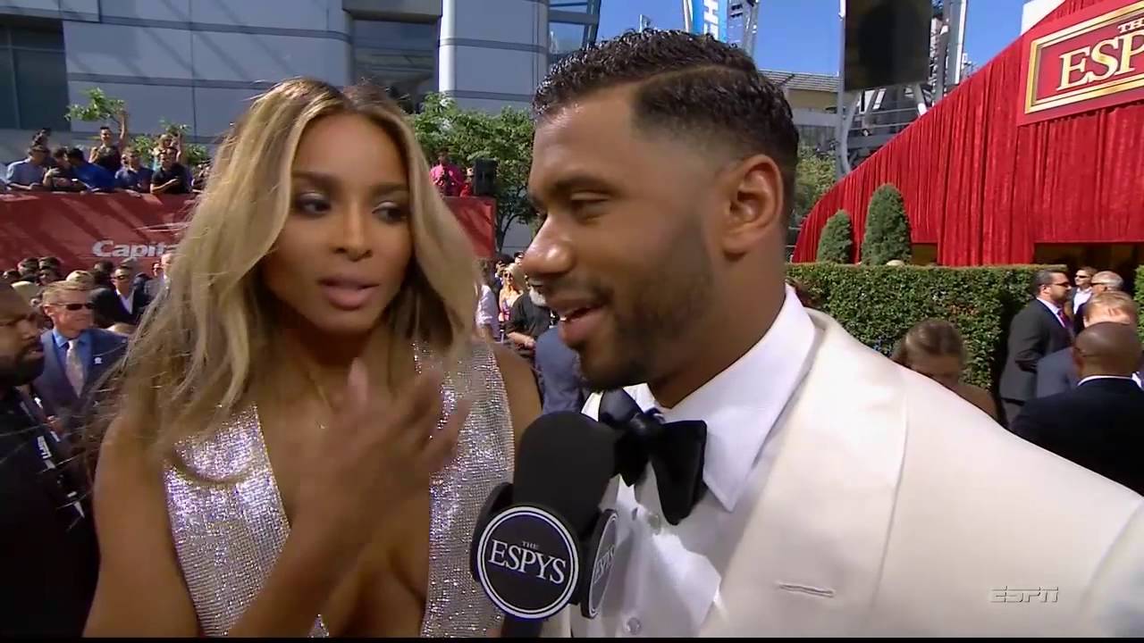Russell Wilson & Ciara ESPYs Interview, 7/13/2016