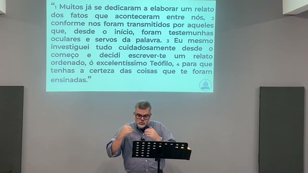 Introdução ao Evangelho de Lucas | Lucas 1.1-4 | Rodrigo Pereira