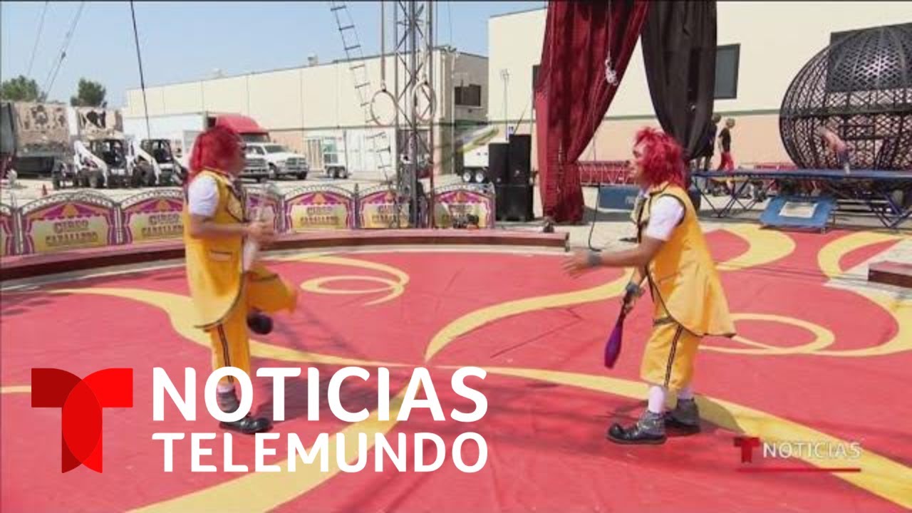 Circo hispano se reinventa con funciones por virtuales | Noticias Telemundo