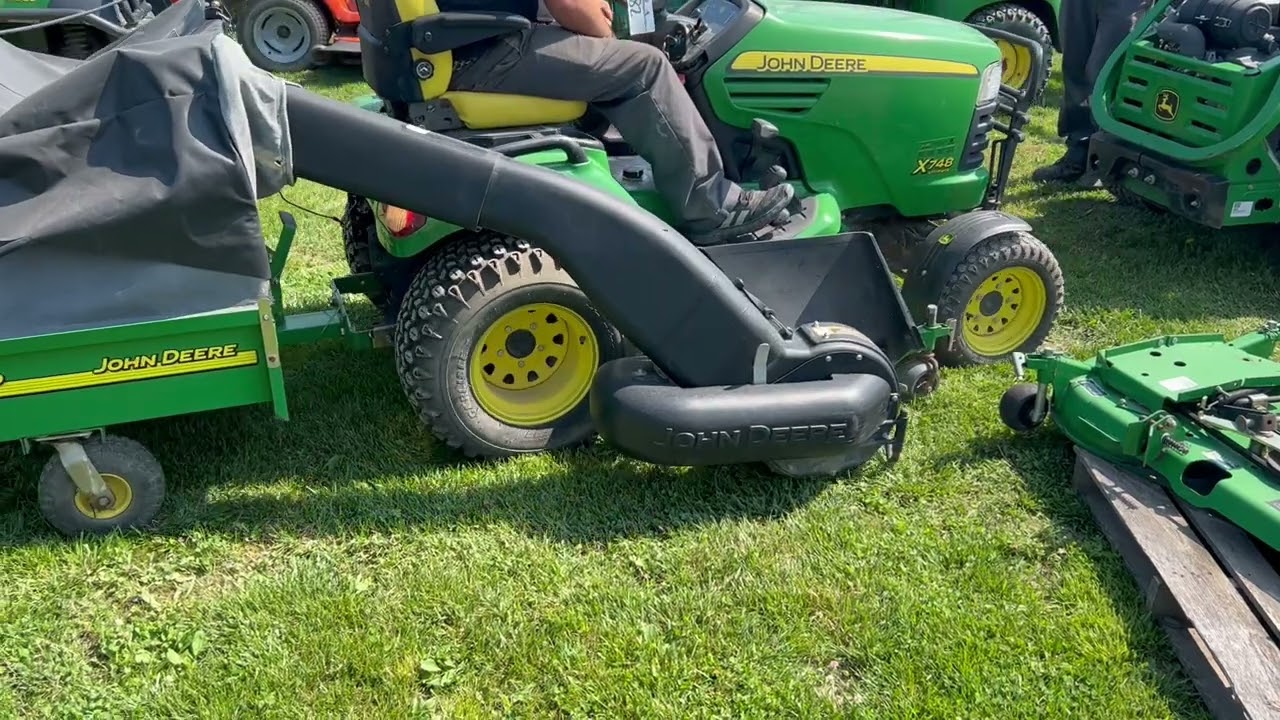 Lot 82 John Deere X748 Ultimate Lawn Mower