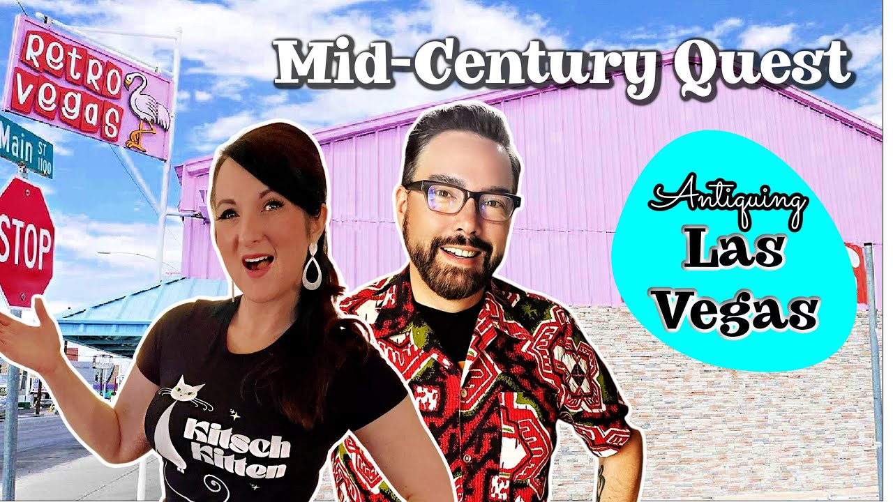 Las Vegas Nevada: Retro Vegas Antique Mall Mid-Century Antique Quest Hunt Search MCM