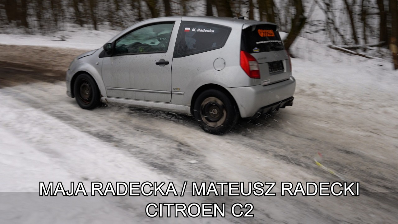 MAJA RADECKA  / MATEUSZ RADECKI - CITROEN C2 | Trening Rally Park Kaczyce