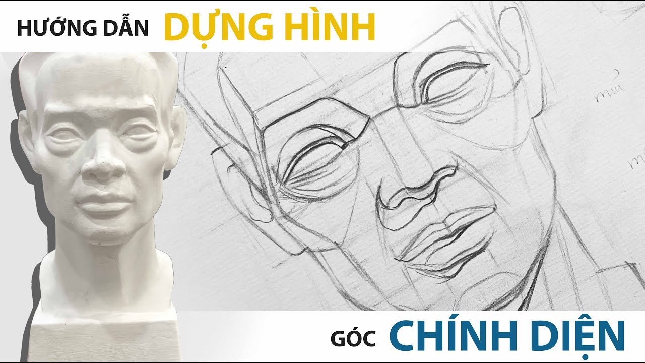 PHẦN 1 - Hướng dẫn dựng hình tượng nam trung niên góc chính diện | Võ Tấn Thanh