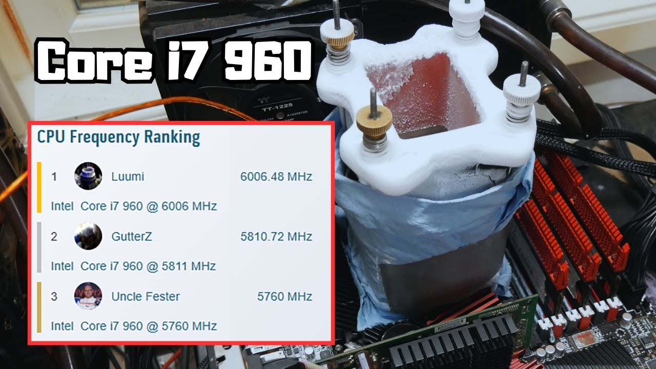 Intel i7 960 РАЗОГНАН до 6 ГГц+ на жидком азоте &mdash; Масштабные рекорды спустя 15 лет