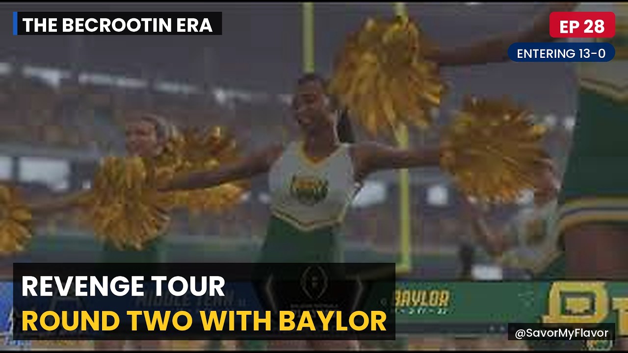 CFB 26 Dynasty &mdash; WE MADE THE PLAYOFF | Middle Tennessee's First CFP Game &mdash; Becrootin Era #28