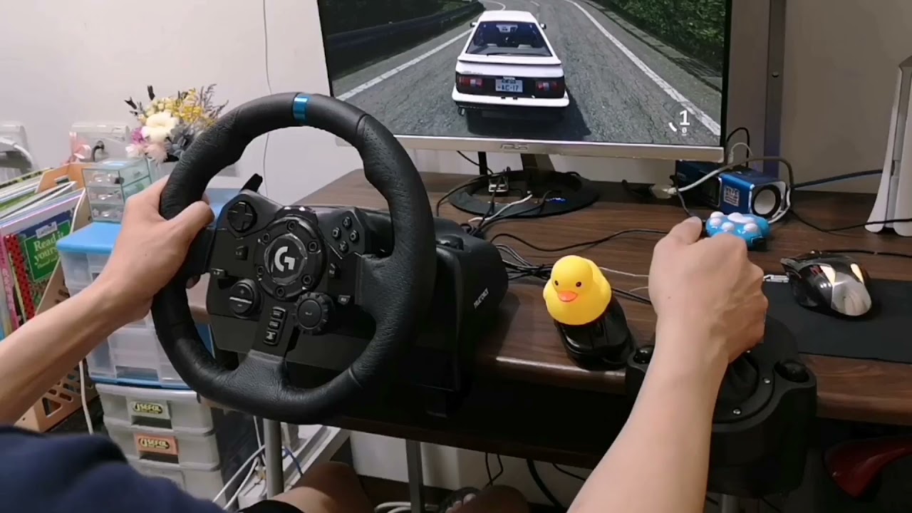 羅技Logitech G923開箱試用 二周目心得 drift with wheel
