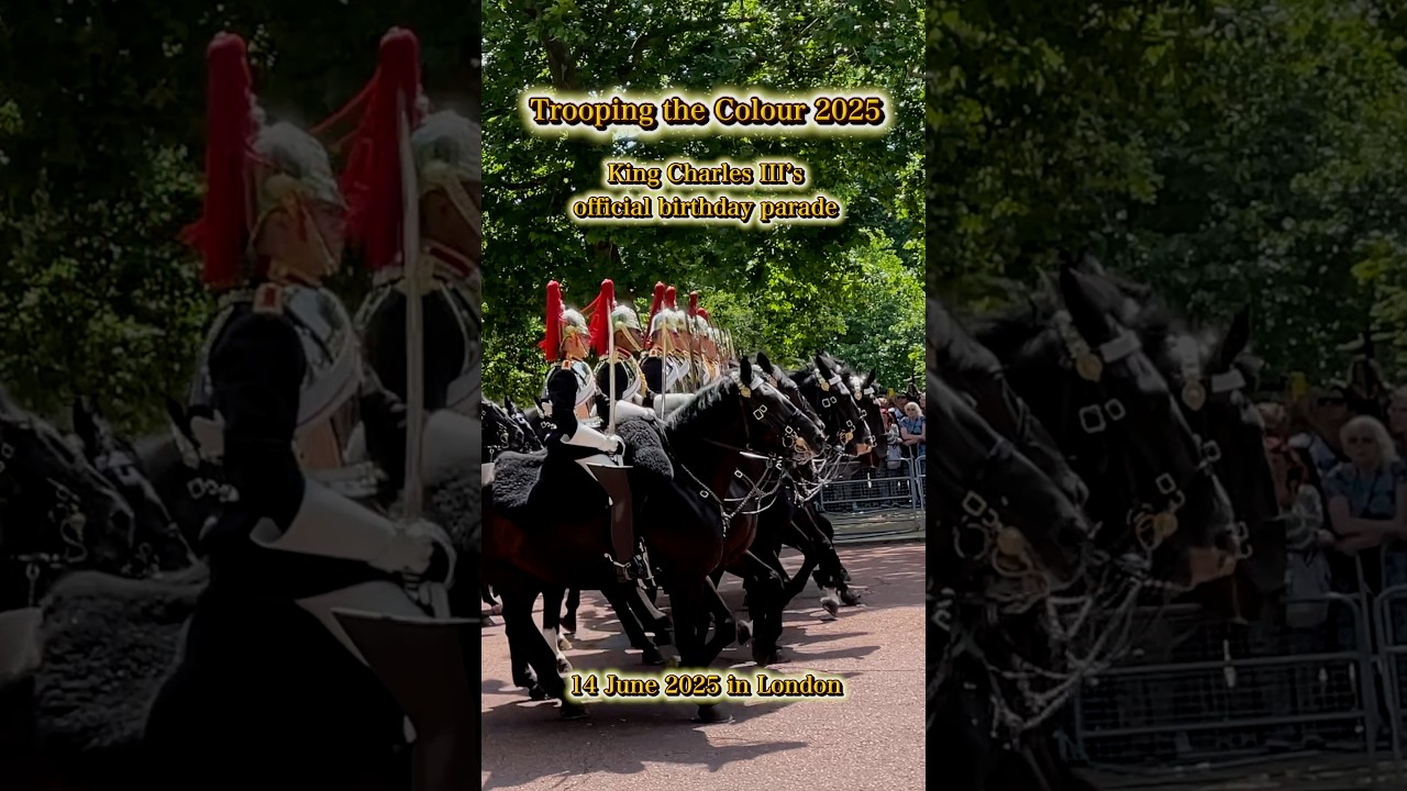 Trooping the Colour 2025 King Charles official birthday parade [London life] 