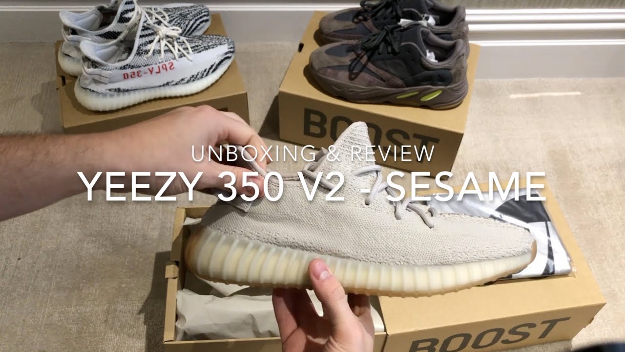 Adidas Yeezy Boost 350 V2 Sesame - Unboxing & Review