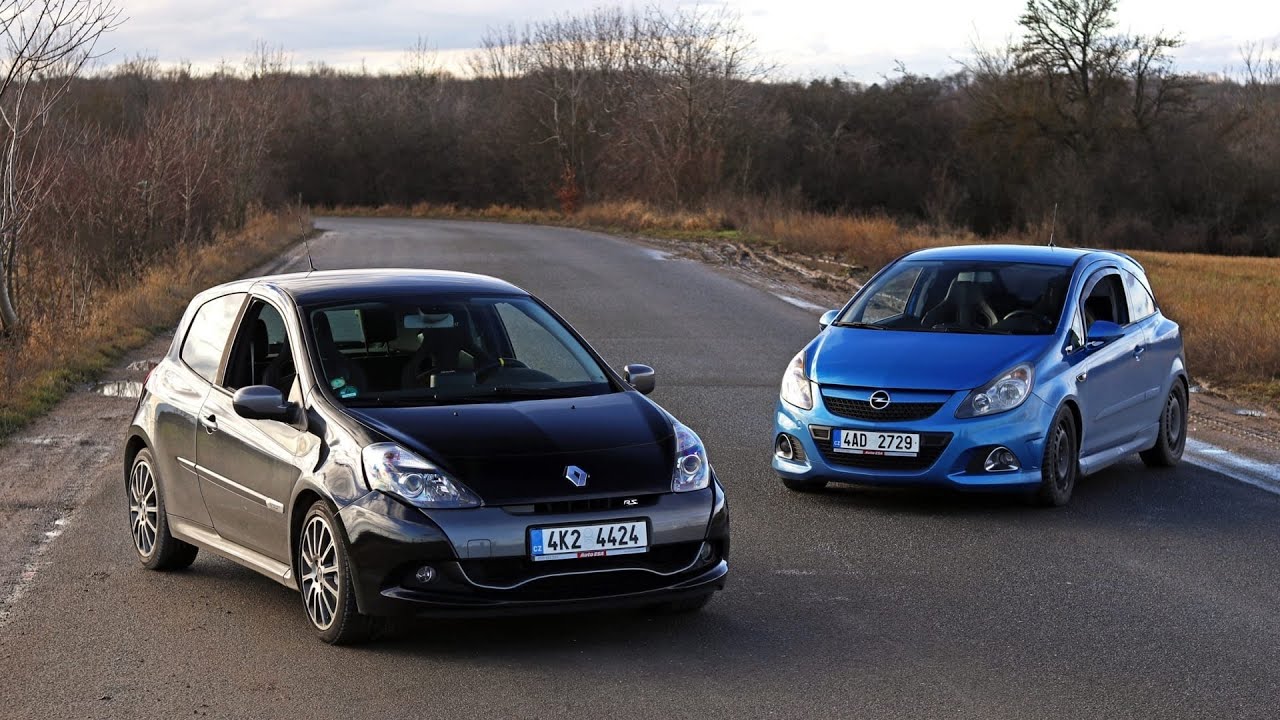 Renault Clio R.S. vs Opel Corsa OPC