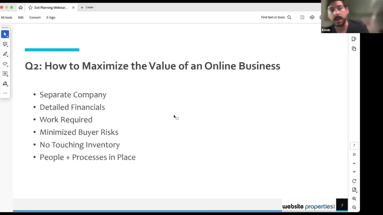 [Webinar] Maximizing Your Exit: Selling Your Online Business
