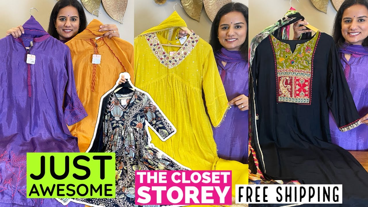 The Closet Storey Brings You Stunning Party Wear Kurti Pant Dupatta Set, Cord Sets & Chinon Gowns.