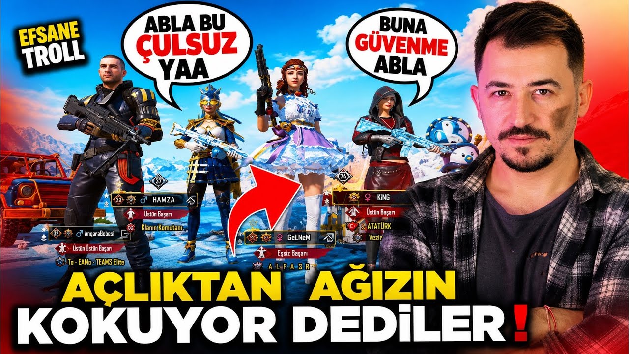 ZENGİN KIZ BENİ AVRUPA'YA DAVET ETTİ TAKIM KISKANÇLIKTAN ÇILDIRDI! - PUBG MOBİLE TROLL